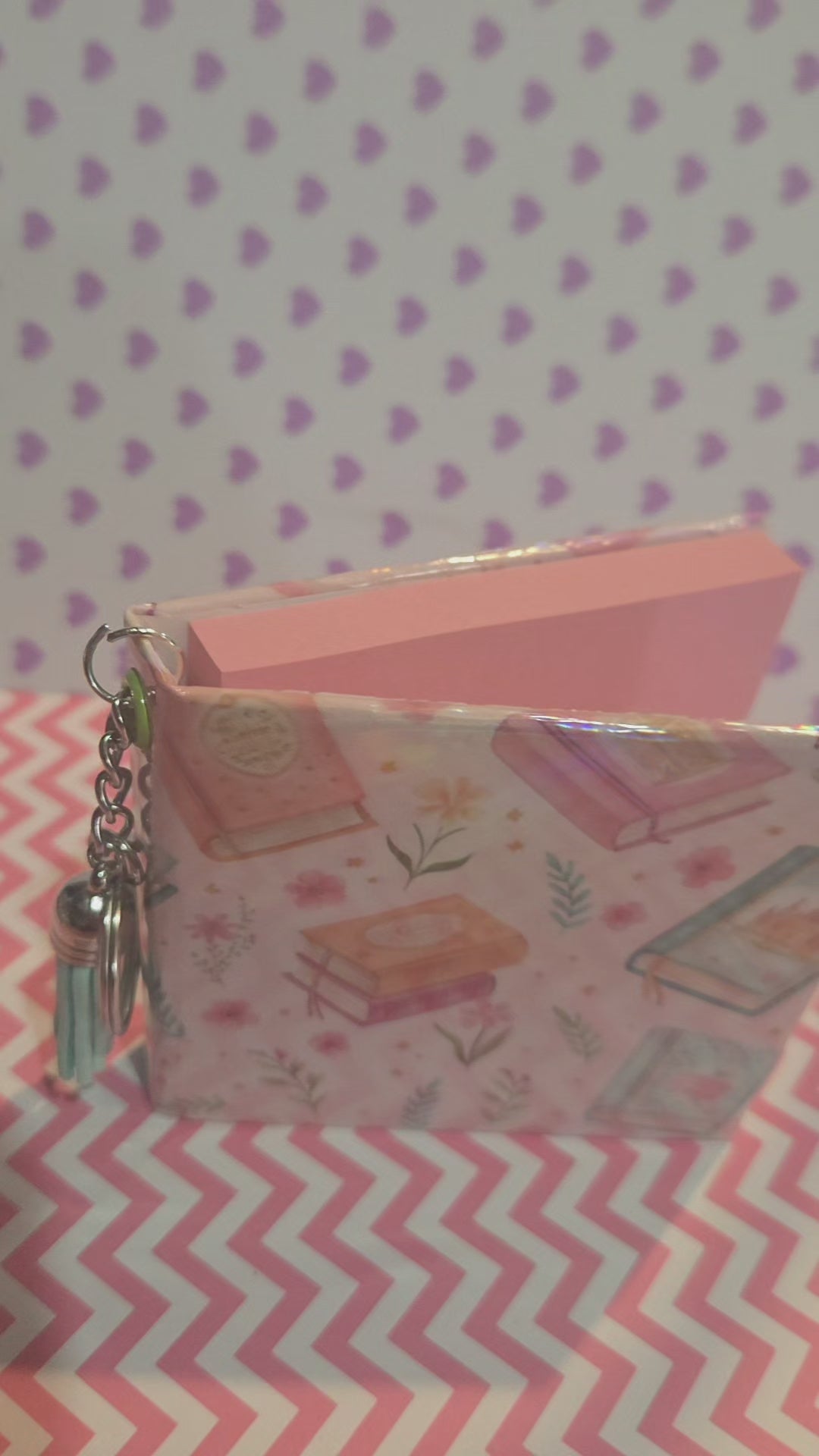 Pastel Book Lover sticky cover note