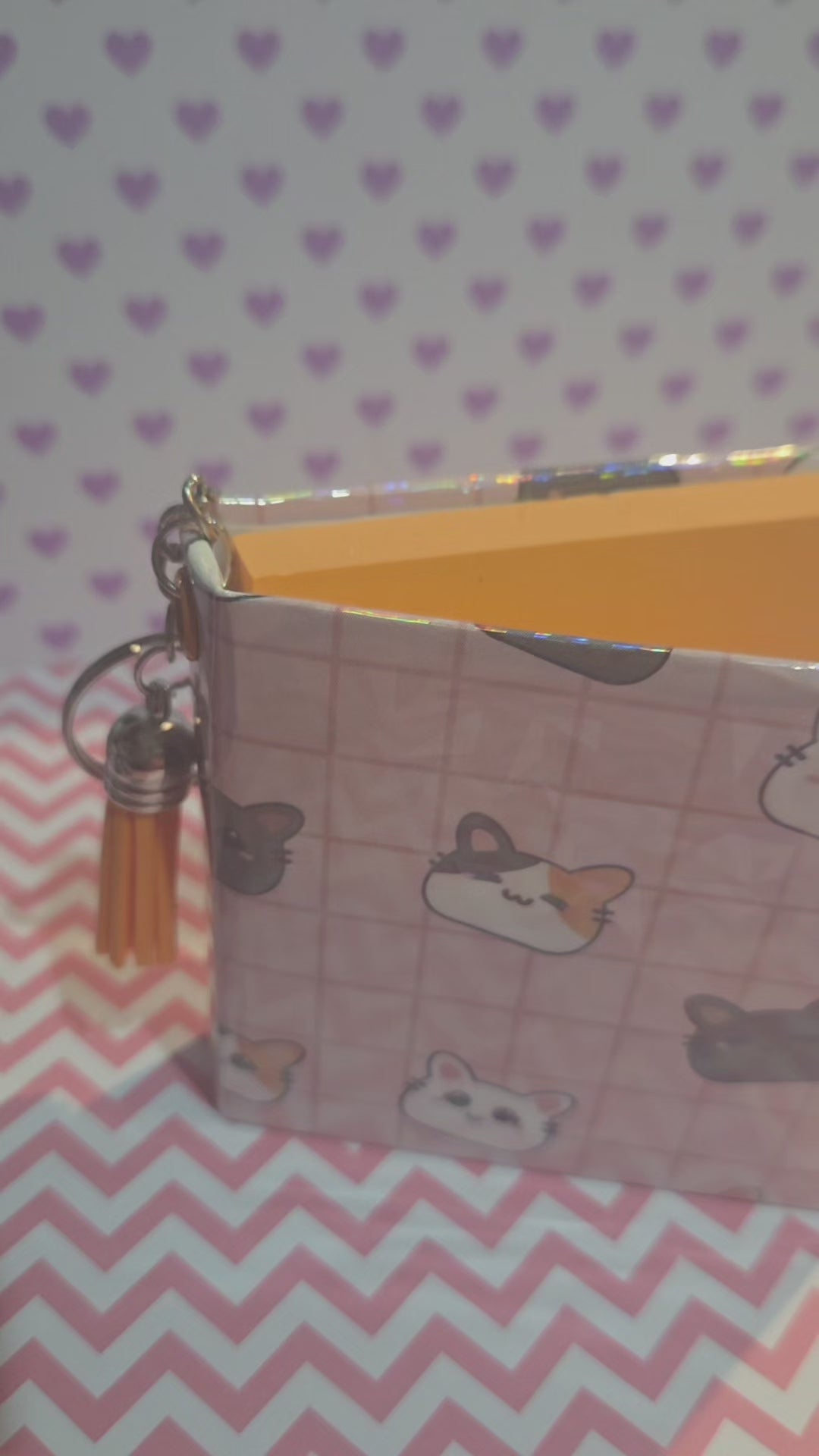 Purrfect Kitty Charm Sticky Note Cover