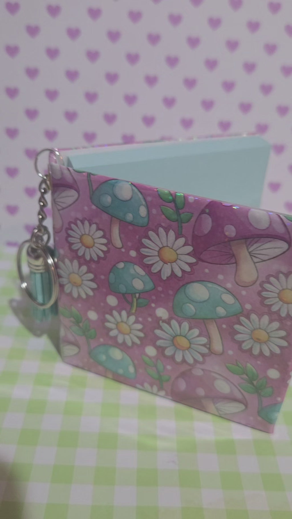 Mushroom Bloom Pocket sticky note cover