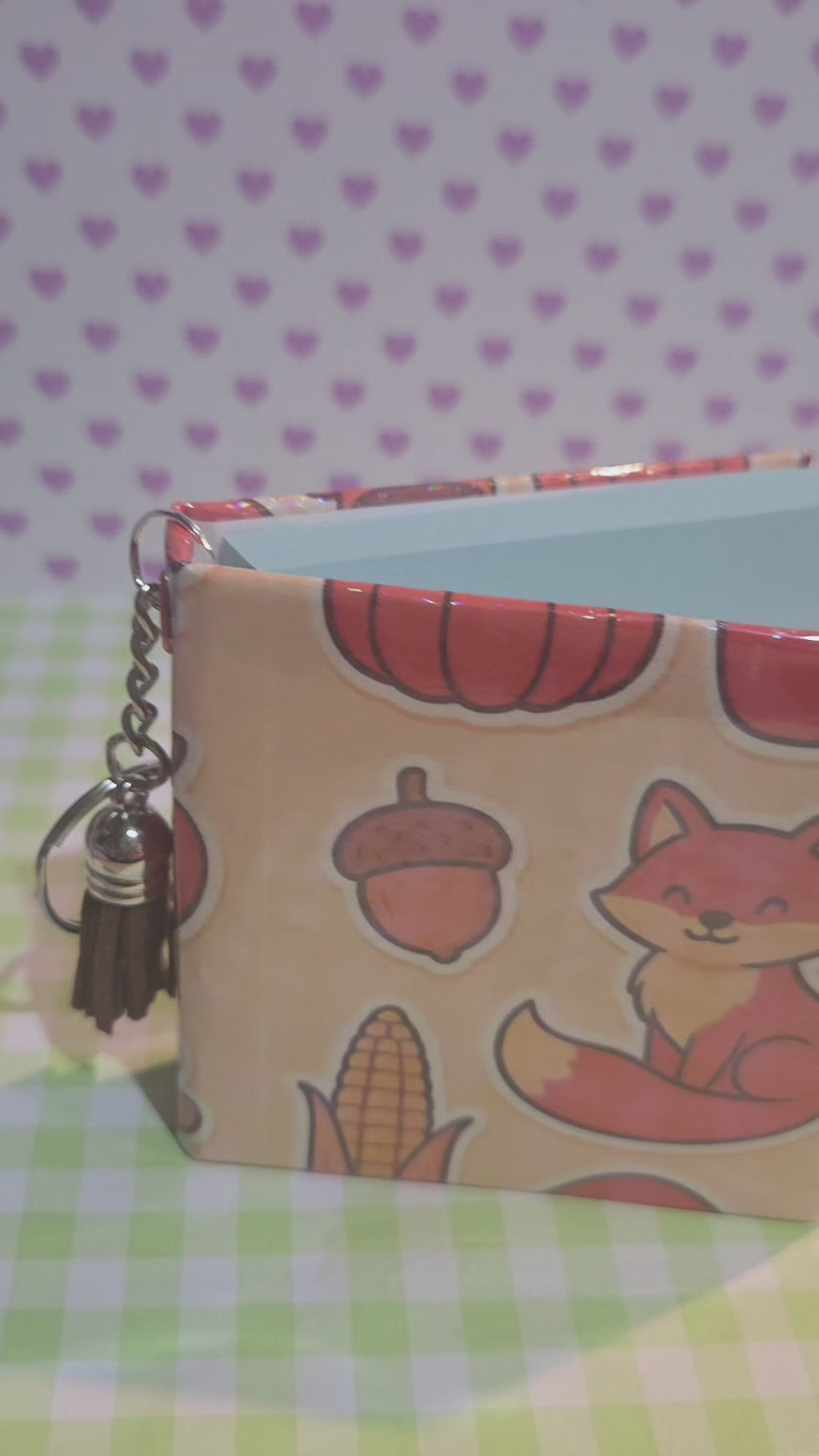 Foxy Autumn sticky note cover