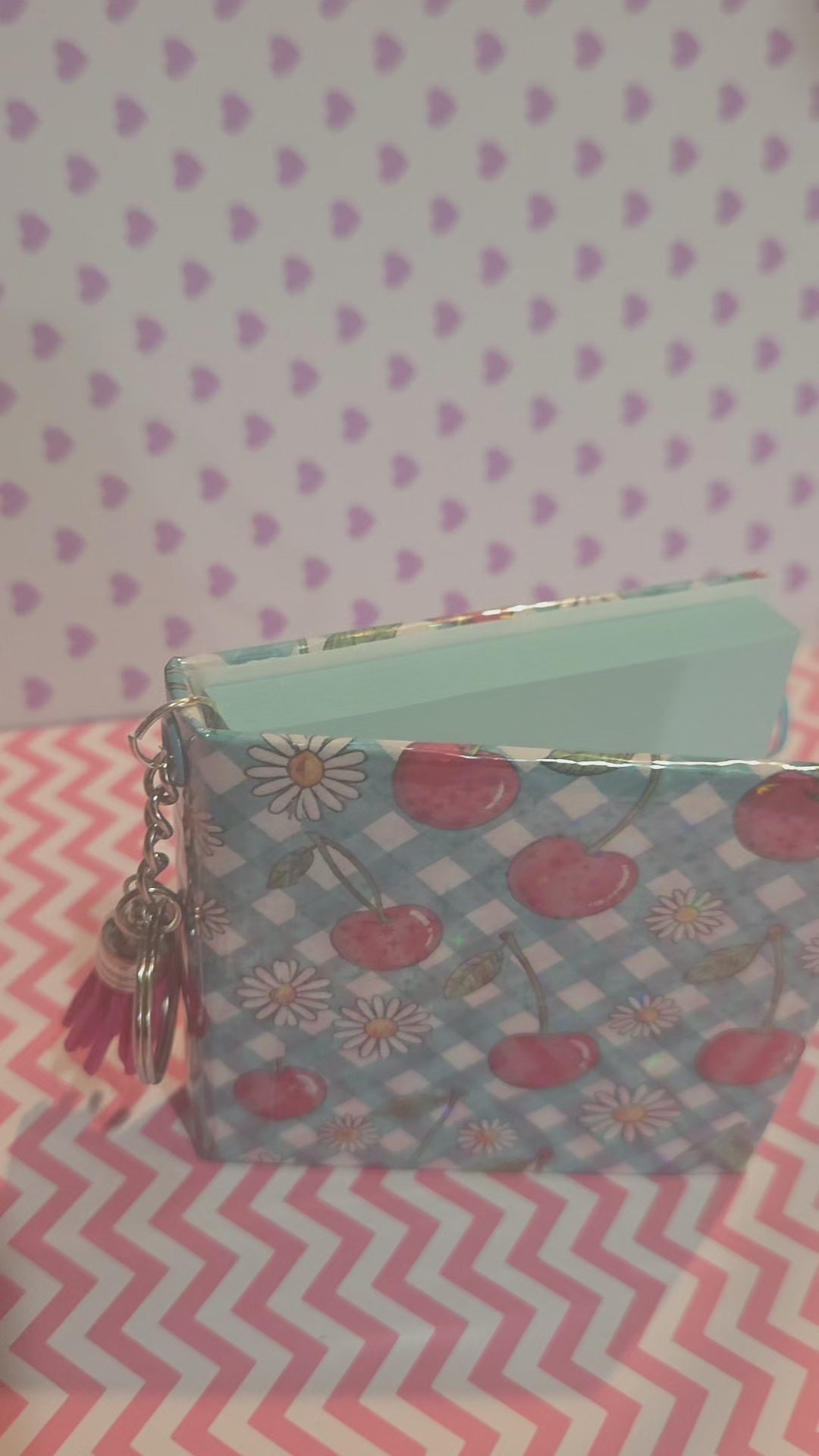 Cherry Daisy Sticky sticky cover note