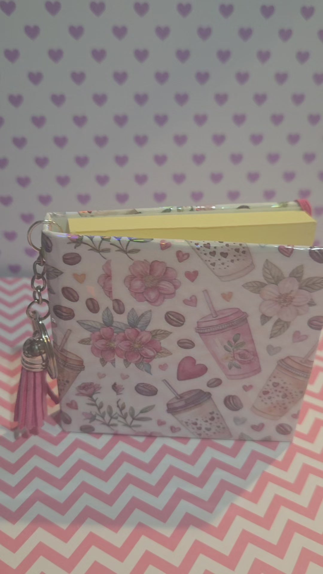 Floral Coffee Cup Sticky Note