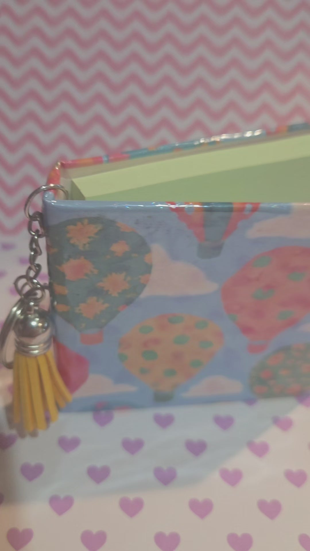 Hot Air Balloon Sticky Note Cover