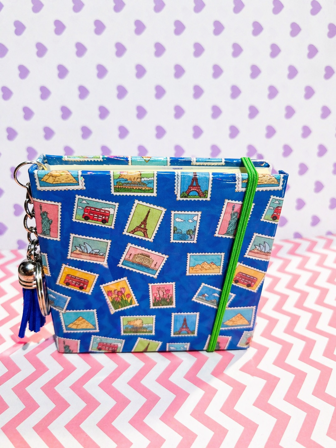 Travel Stamp Card Sticky Note Cover