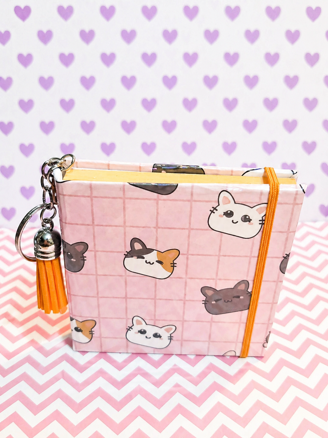 Purrfect Kitty Charm Sticky Note Cover