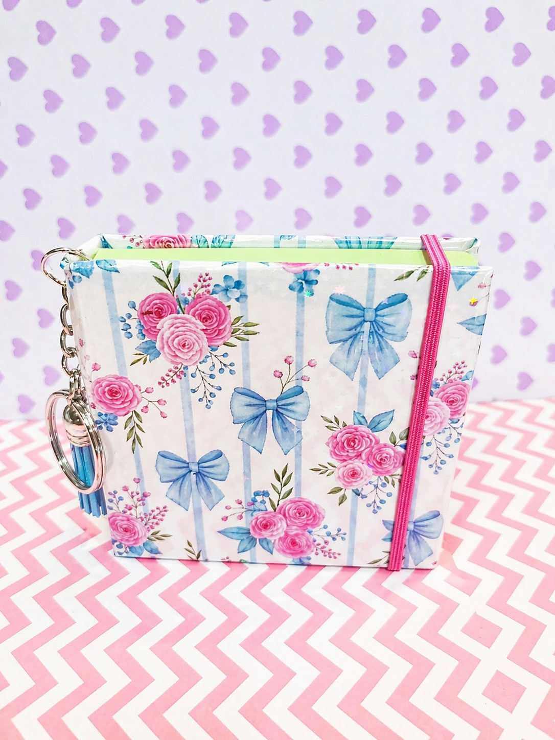 Blush Bows Sticky Note Cover