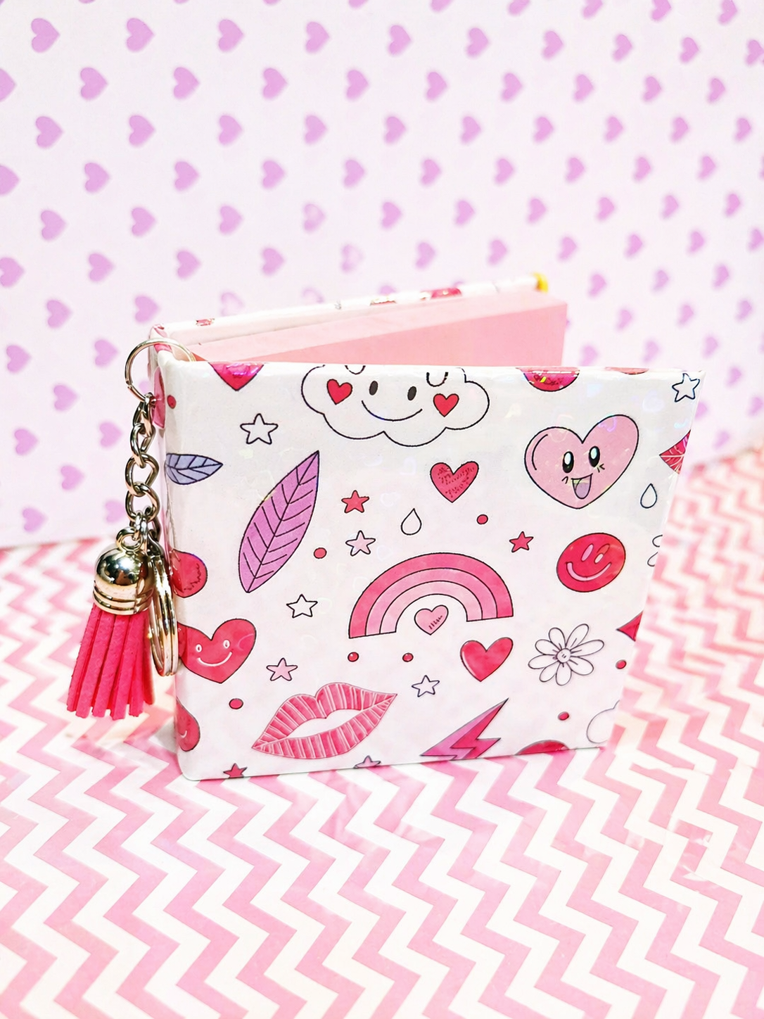 Love & Rainbows sticky cover note